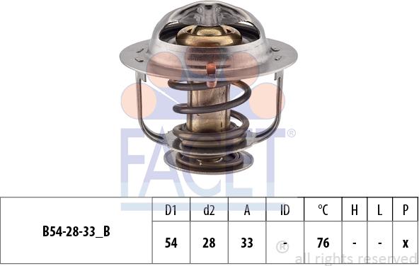 FACET 7.8400S - Термостат охлаждающей жидкости / корпус autosila-amz.com