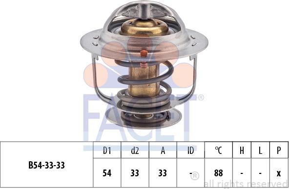 FACET 7.8414S - Термостат охлаждающей жидкости / корпус autosila-amz.com
