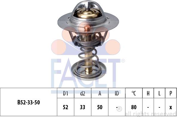 FACET 7.8674S - Термостат охлаждающей жидкости / корпус autosila-amz.com