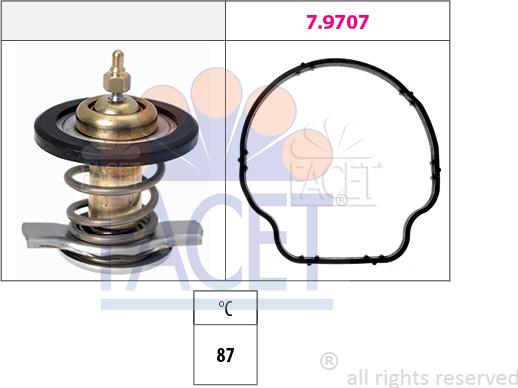 FACET 7.8805 - 7.8805 ТЕРМОСТАТЫ ОХЛАЖД.ЖИДКОСТИ FACET autosila-amz.com