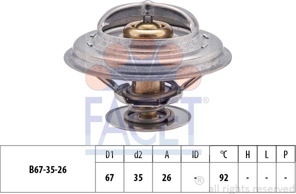 FACET 7.8302S - Термостат охлаждающей жидкости / корпус autosila-amz.com