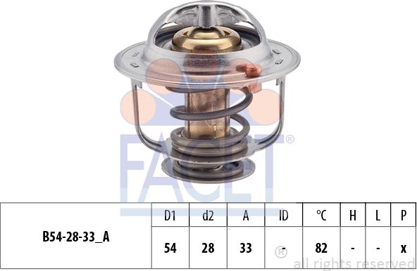 FACET 7.8371S - Термостат охлаждающей жидкости / корпус autosila-amz.com