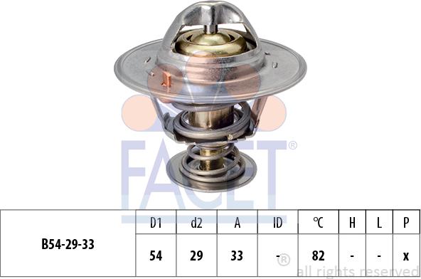 FACET 7.8797S - Термостат охлаждающей жидкости / корпус autosila-amz.com