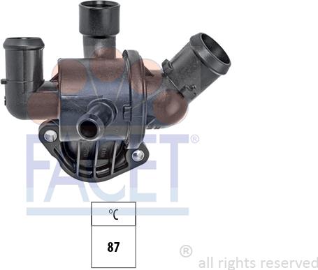 FACET 7.8772 - Термостат охлаждающей жидкости / корпус autosila-amz.com