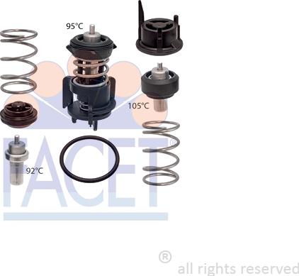 FACET 7.7944 - Термостат охлаждающей жидкости / корпус autosila-amz.com