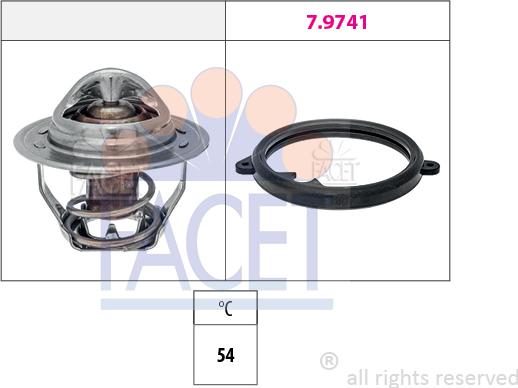 FACET 7.7972 - Термостат охлаждающей жидкости / корпус autosila-amz.com