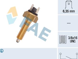 FAE 40960 - Датчик, переключатель, фара заднего хода autosila-amz.com