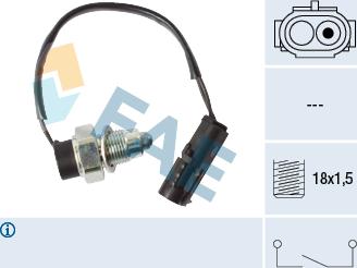 FAE 40915 - Датчик, переключатель, фара заднего хода autosila-amz.com