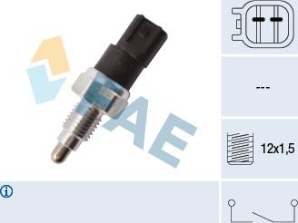 FAE 40506 - Датчик, переключатель, фара заднего хода autosila-amz.com