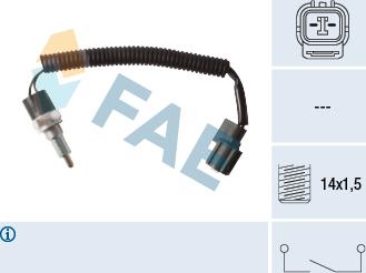 FAE 40585 - Датчик, переключатель, фара заднего хода autosila-amz.com