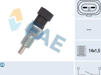 FAE 40680 - Датчик, переключатель, фара заднего хода autosila-amz.com