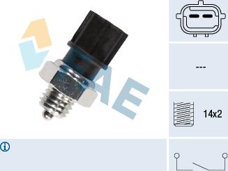 FAE 40895 - Датчик, переключатель, фара заднего хода autosila-amz.com