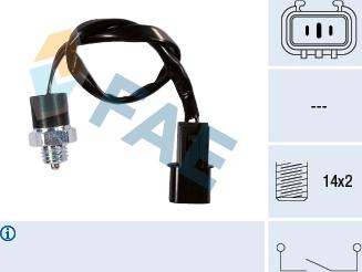 FAE 40897 - Датчик, переключатель, фара заднего хода autosila-amz.com