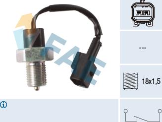 FAE 41244 - Датчик, переключатель, фара заднего хода autosila-amz.com