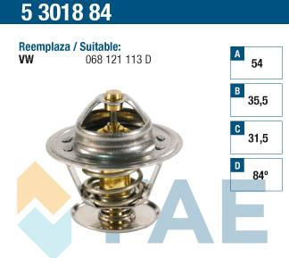 FAE 5301884 - Термостат охлаждающей жидкости / корпус autosila-amz.com