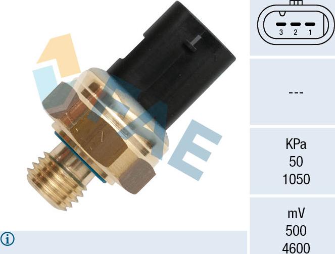 FAE 15610 - Датчик, давление масла autosila-amz.com