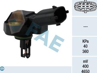 FAE 15101 - Датчик, давление во впускной трубе autosila-amz.com