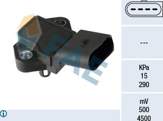 FAE 15185 - Manifold absolute pressure sensor autosila-amz.com