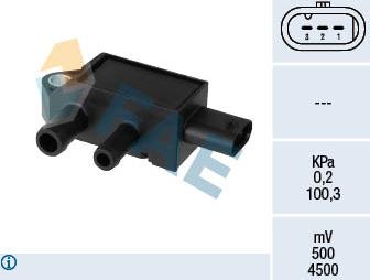 FAE 16147 - Датчик, давление выхлопных газов autosila-amz.com