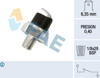 FAE 11730 - Датчик, давление масла autosila-amz.com