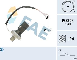 FAE 12896 - Датчик, давление масла autosila-amz.com