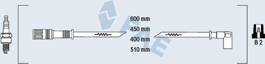 FAE 85990 - Комплект проводов зажигания autosila-amz.com