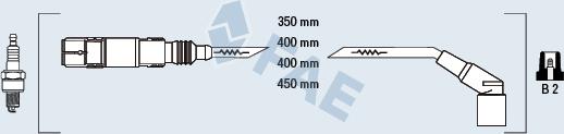 FAE 85955 - Комплект проводов зажигания autosila-amz.com