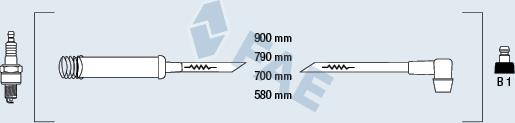 FAE 85960 - Комплект проводов зажигания autosila-amz.com