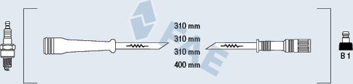 FAE 85985 - Комплект проводов зажигания autosila-amz.com