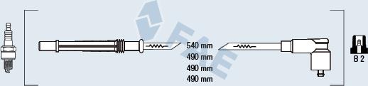 FAE 85988 - Комплект проводов зажигания autosila-amz.com