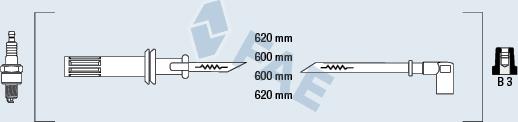 FAE 85620 - Комплект проводов зажигания autosila-amz.com