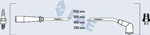 FAE 85147 - Комплект проводов зажигания autosila-amz.com