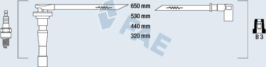 FAE 85801 - Комплект проводов зажигания autosila-amz.com