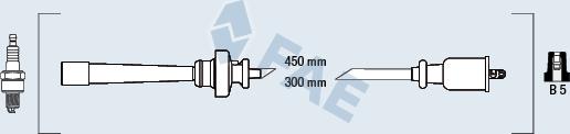 FAE 85382 - Комплект проводов зажигания autosila-amz.com