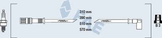 FAE 85280 - Комплект проводов зажигания autosila-amz.com