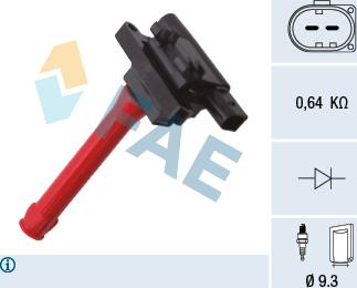 FAE 80441 - Ignition Coil autosila-amz.com