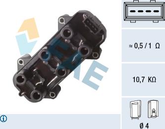 FAE 80406 - Катушка зажигания autosila-amz.com