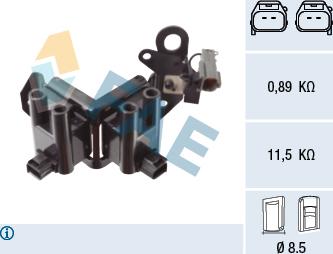 FAE 80402 - Ignition Coil autosila-amz.com