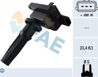 FAE 80316 - Ignition Coil autosila-amz.com