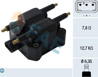 FAE 80296 - Ignition Coil autosila-amz.com