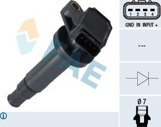 FAE 80282 - Ignition Coil autosila-amz.com