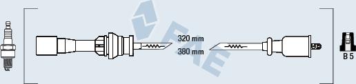 FAE 83264 - Комплект проводов зажигания autosila-amz.com