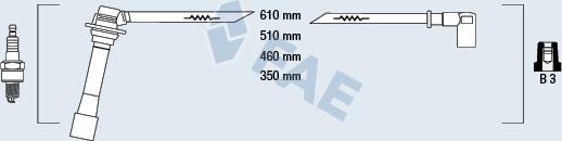 FAE 83261 - Комплект проводов зажигания autosila-amz.com