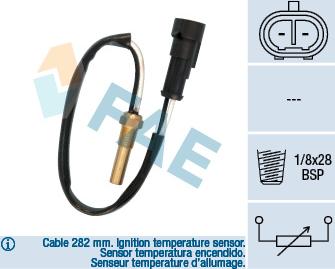 FAE 33555 - Датчик, температура охлаждающей жидкости autosila-amz.com