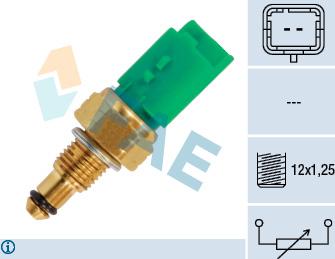 FAE 33695 - Датчик, температура охлаждающей жидкости autosila-amz.com