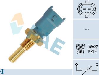 FAE 33690 - Датчик, температура охлаждающей жидкости autosila-amz.com