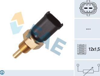 FAE 33684 - Датчик, температура охлаждающей жидкости autosila-amz.com