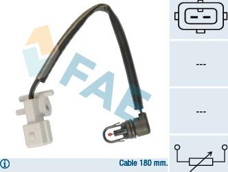 FAE 33185 - Датчик, внешняя температура autosila-amz.com