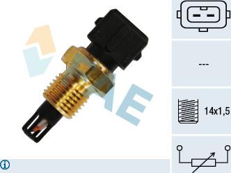 FAE 33220 - Датчик, температура впускаемого воздуха autosila-amz.com