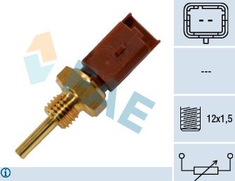 FAE 33704 - Датчик, температура охлаждающей жидкости autosila-amz.com